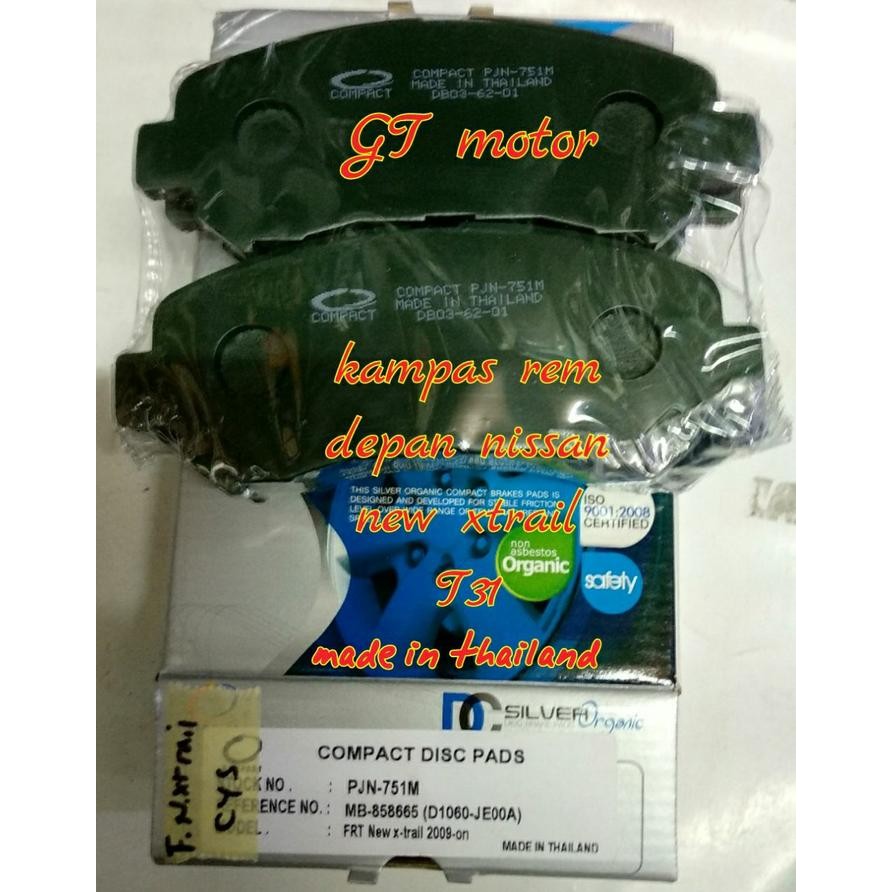Kampas Rem Depan Nissan New Xtrail T31