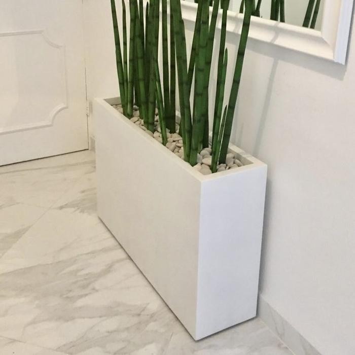 Pot Kayu Panjang 120Cm / Pot Tanaman Artificial / Pot Partisi