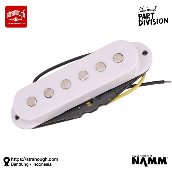 SINGLE COIL ALNICO V PICKUP (FRONT) WHITE