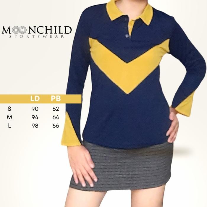 baju golf wanita emeralda top