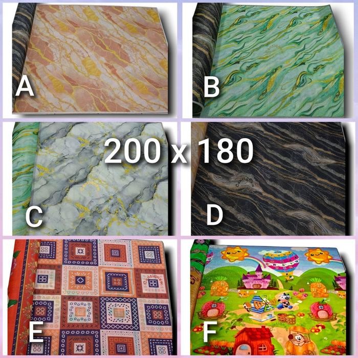 KARPET FOAM 180 X 200 TEBAL 6 MM MOTIF BOLAK BALIK TIKAR KARAKTER