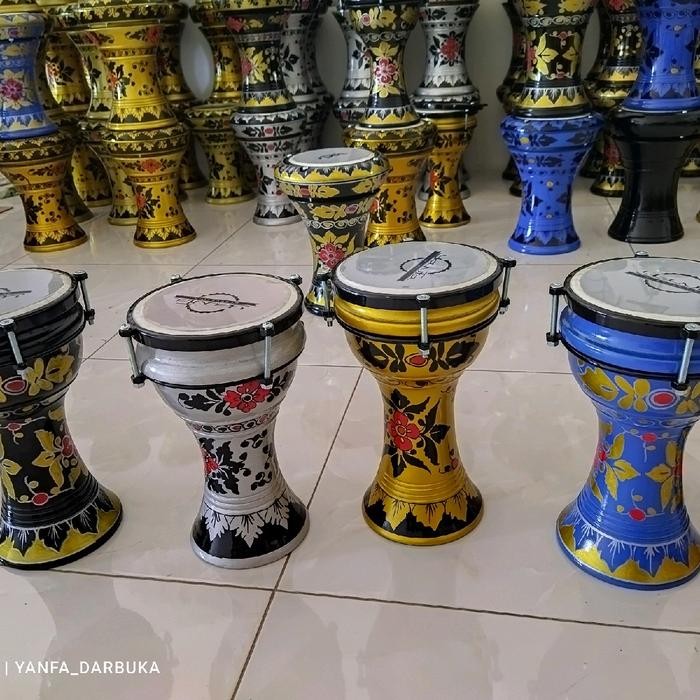 DARBUKA ANAK DUMBUK PINGGANG 6 IN - REBANA DARBUKA MURAH REBANA KAYU BERKUALITAS (BEST SELLER)