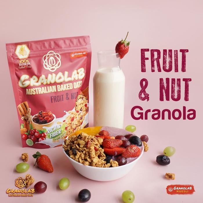 

Granolab Muesli - Granola Fruit & Nut 210 Gr