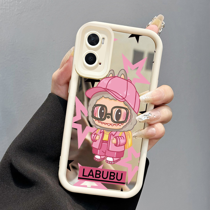 Casing Hp OPPO A36 OPPO A76 OPPO A96 Case cermin Softcase pelindung Cesing silikon Kesing Ikon Bonek