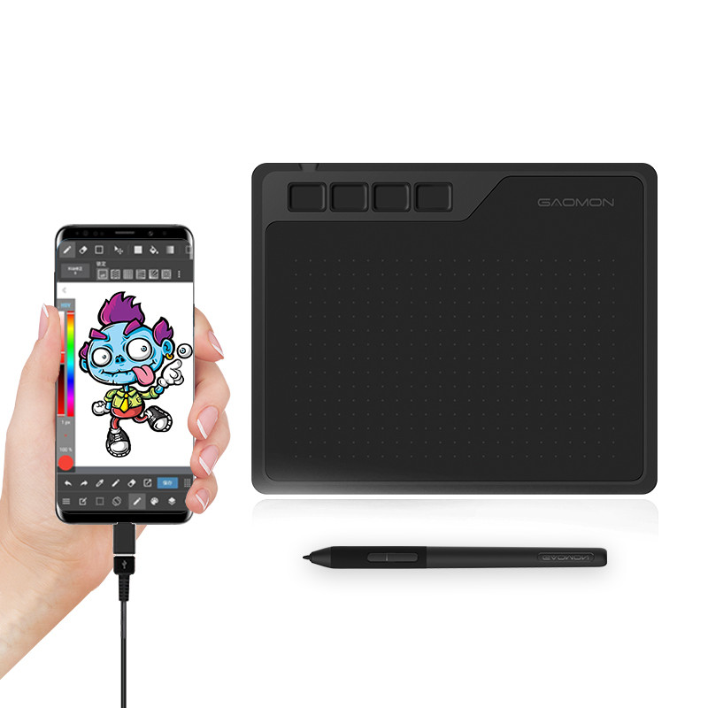 Gaomon S620 Small Graphics Tablet 6*4 Inch Drawing Tablet with Pen 8192 Levels Pressure, Easy