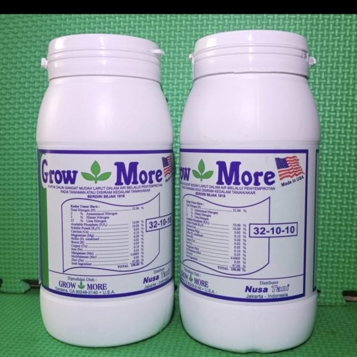 PUPUK GROWMORE DAUN 32 10 10 BOTOL, KHUSUS DAUN DAN PERTUMBUHAN, ASLI