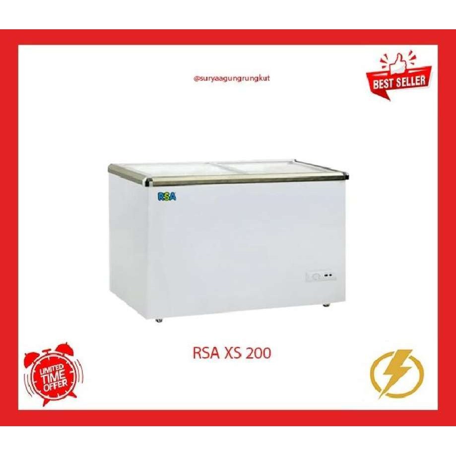 FREEZER BOX KACA RSA 171 LITER - XS 200