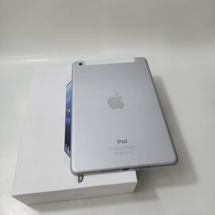 iPad mini 1 64GB wifi Cellular second original fullset mulus - white