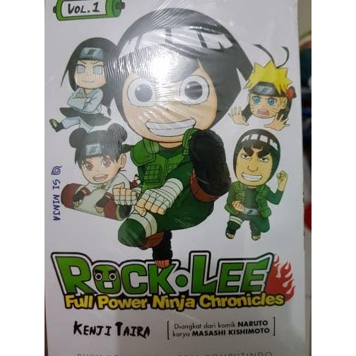 Komik Rock Lee Full Power Ninja Chronicles Segel Vol 1 Dan 2 Ori