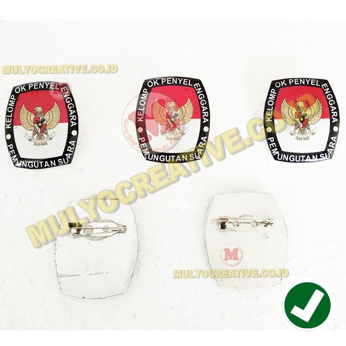 

Pin Bros Logo Garuda KPPS Pin KPPS Atribut Pemilihan PREMIUM