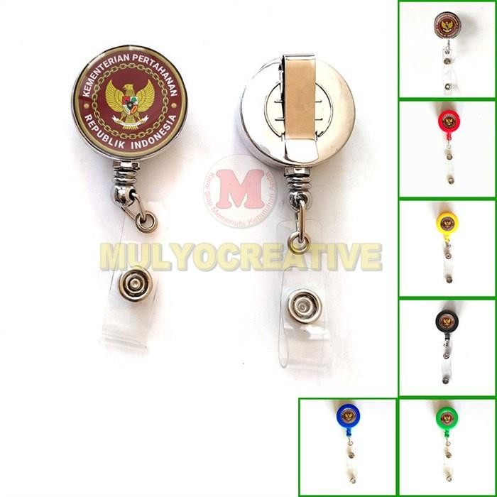 

ID Card Yoyo Kemhan Gantungan ID Card Holder Logo Kementerian Pertahan PREMIUM