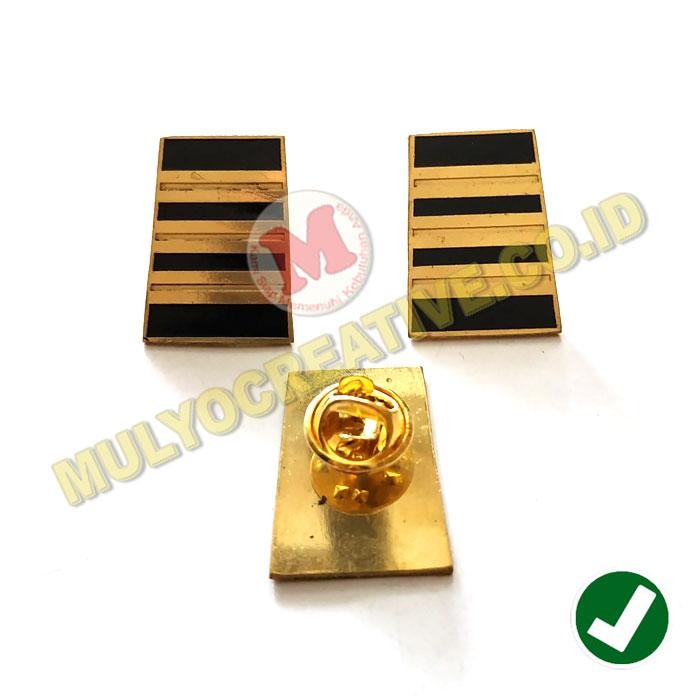 

Lencana Pin Kerah Pangkat Pilot Strip 3 Lapel Pin Murah Atribut Pilot PREMIUM