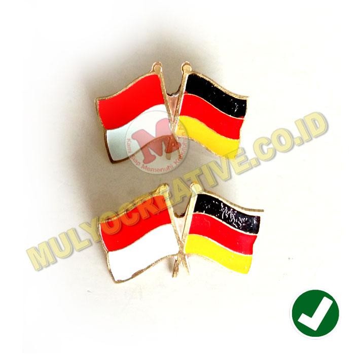 

Pin Bendera Persahabatan Indonesia Dan Jerman - Flag Pin Murah PREMIUM