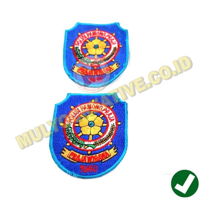 

Bordir Bed Logo Satpol PP - Bed Polisi Pamong Praja PREMIUM