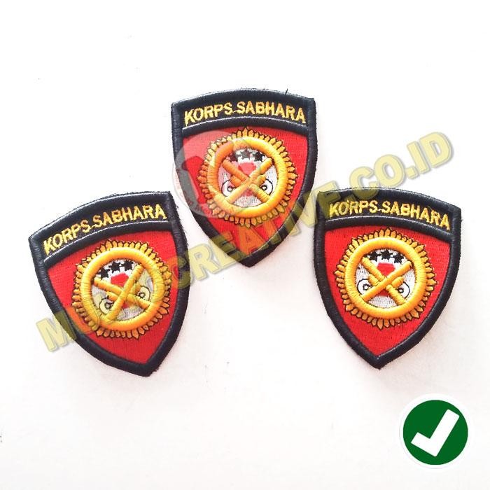 

Bed Bordir Logo Korps Sabhara Bordir Atribut Kerja Murah PREMIUM