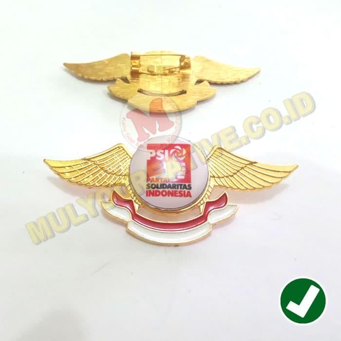 

Wing PSI - Partai Solidaritas Indonesia - Lencana Pin Partai PSI PREMIUM