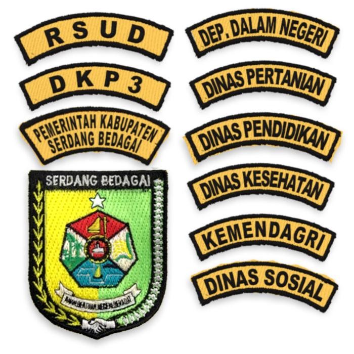 

Bed Bordir Logo Dinas Kabupaten Serdang Bedagai - Bordir Kabupaten PREMIUM