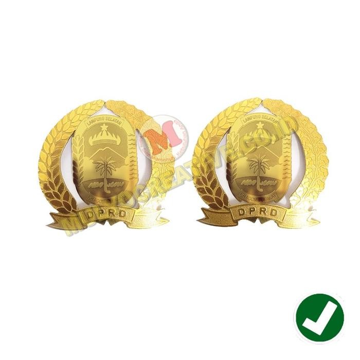 

Pin DPRD Lampung Selatan Bahan Logam Bros Padi Kapas Logo DPRD Lampung PREMIUM