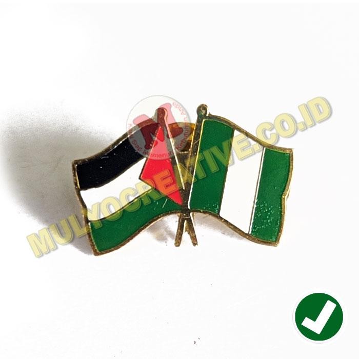 

Pin Kerah Logo Bendera Persahabatan Nigeria Dan Palestina PREMIUM