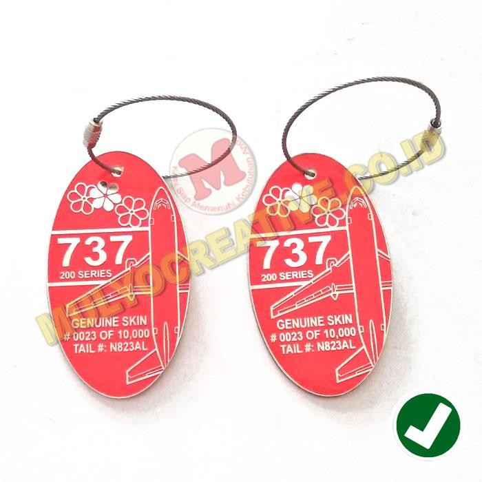 

Gantungan Kunci Pesawat 737 Gantungan Kunci Warna Merah PREMIUM