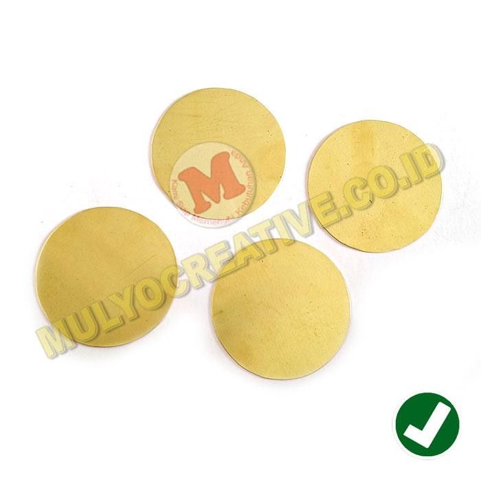 

Plat Kuningan Potongan Diameter 5.5 Model Bulat Tebal 0.5mm Murah PREMIUM