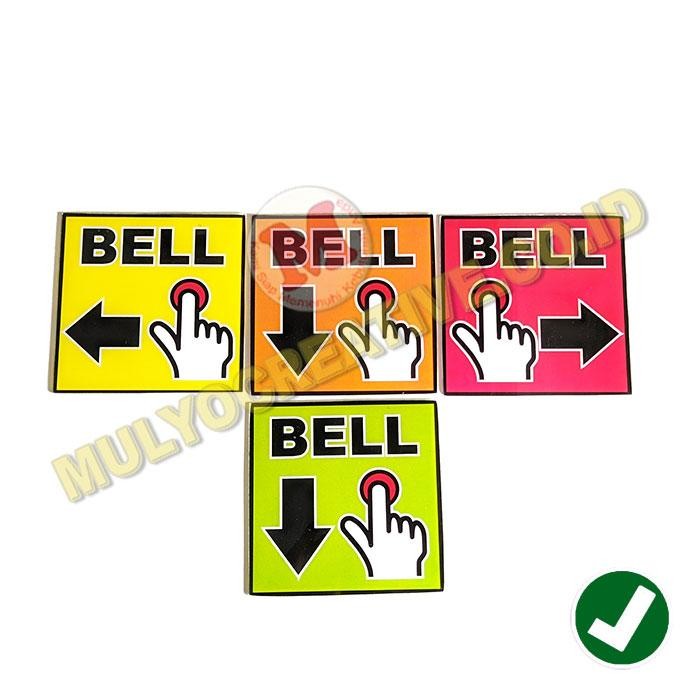

Bell Panah Papan Sign Board Akrilik Papan Tanda Bell PREMIUM