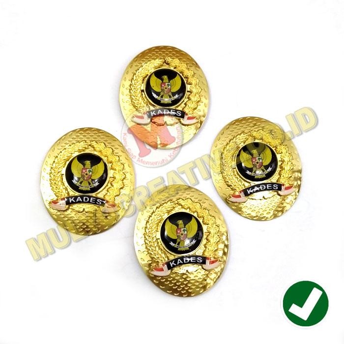 

Pin Bros Kades Desa Model Oval Lencana Lurah Kepala Desa Magnet Murah PREMIUM