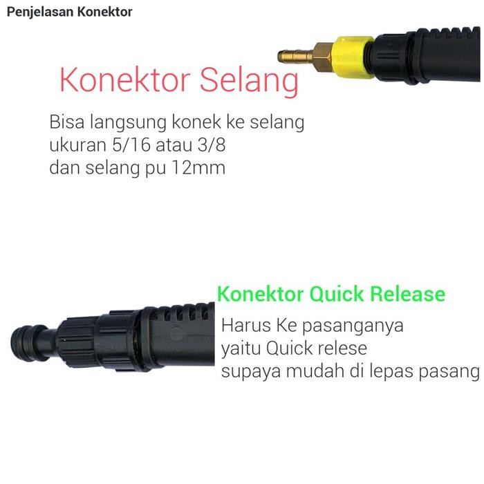 Sprayer Semprotan Cuci Motor / Mobil Dilengkapi Dengan Tabung Sabun