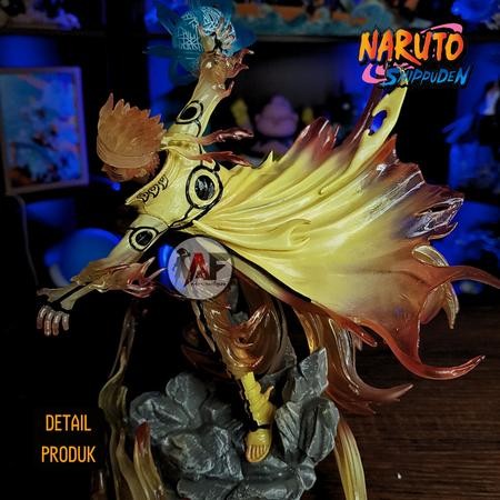 Patung Naruto Uzumaki Kurama / Patung Bentuk Bijuu Perang / Patung