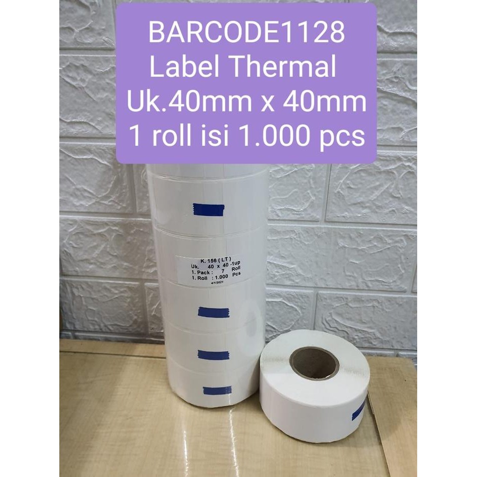 

Label Stiker Thermal 40 X 40 Mm - 40X40 Mm