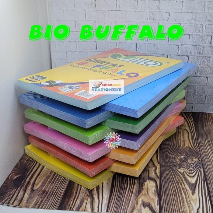 

Kertas Cover Buffalo Bio F4/Kertas Sampul Jilid Buku Folio Bio(1Pack)