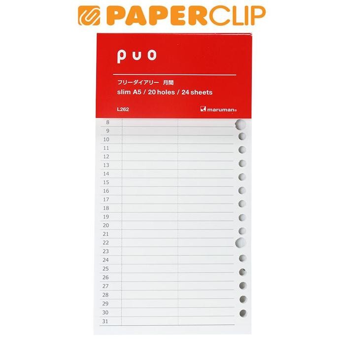 

Loose Leaf A5 Maruman L262 24S