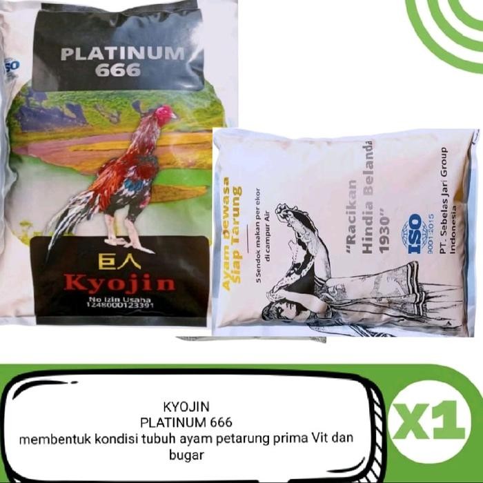 PAKAN AYAM KYOJIN PLATINUM 666 MAKANAN AYAM RAKSASA