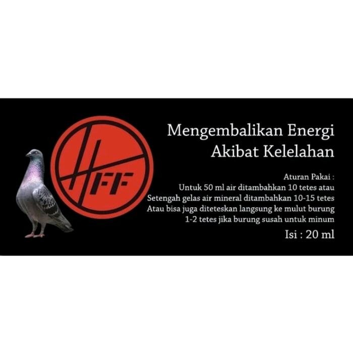 DOPING HFF 20ML TETES BURUNG MERPATI PULIH KELELAHAN BALAP KOLONGAN