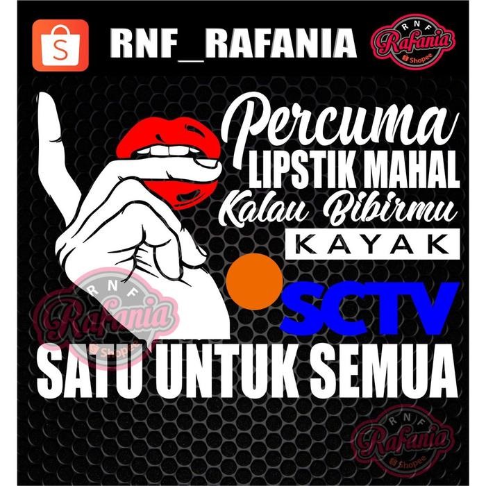 [Expert] STIKER KATA KATA KACA PINTU MOBIL TRUK PICK UP GRANMAX L300 PERCUMA