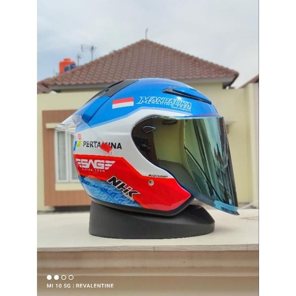 [Expert] Spoiler NHK R6 aksesoris variasi paket ganteng Helm Half Face NHK