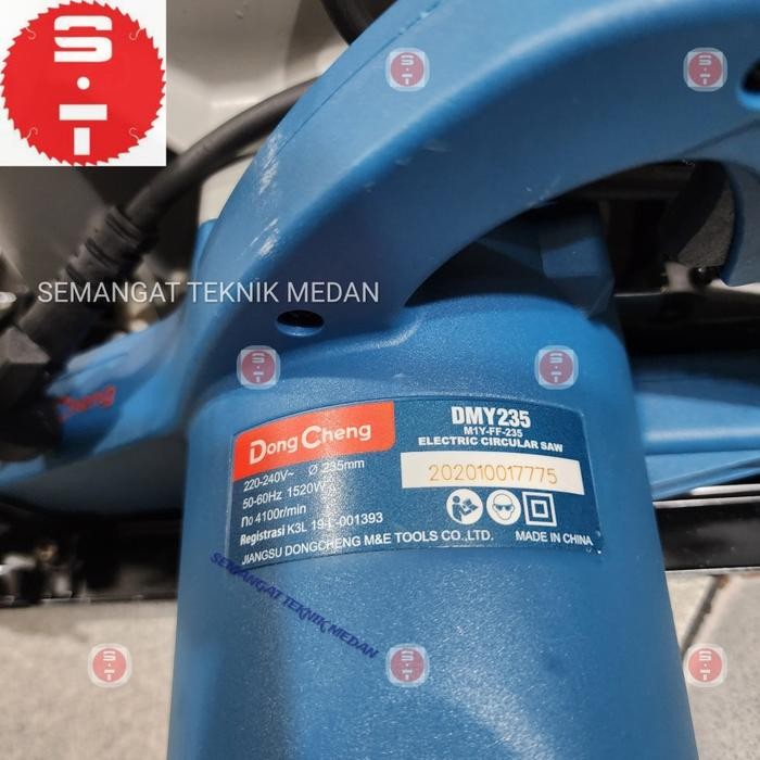 Dmy235 Mesin Potong Gergaji Kayu Circular Saw 9" Dongcheng Dmy 235