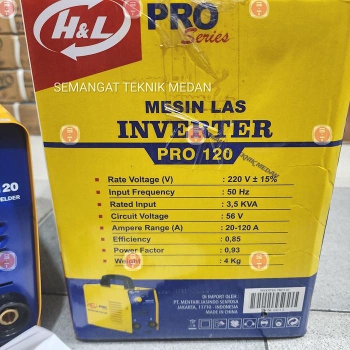 Mesin Trafo Las Igbt Welding Machine 120A 120 A Ampere Hl H&L Pro