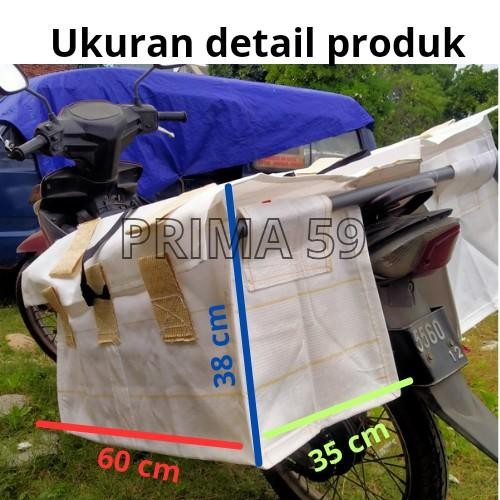 [Expert] Tas motor/obrok/rengkek/ronjot bahan terpal Jumbo bag tebal
