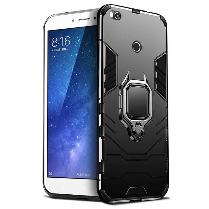 CASE XIAOMI MI MAX 2 RUGGED ARMOR ROBOT TRANSFORMER STANDING IRING