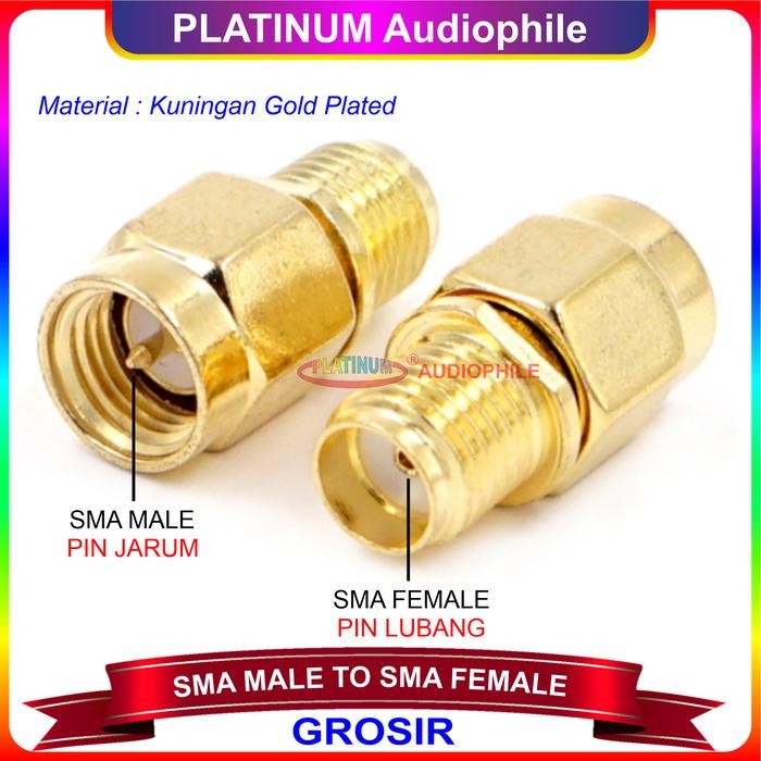 RB Konektor SMA Male to SMA Female RF Adapter Connector Antena FPV