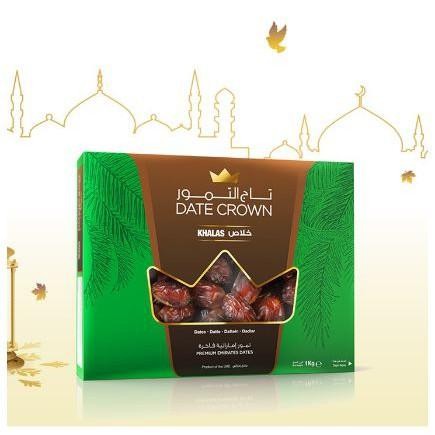 

New Kurma Khalas Date Crown 1kg Asli Kurma Kholas Premium Kurma Khalas