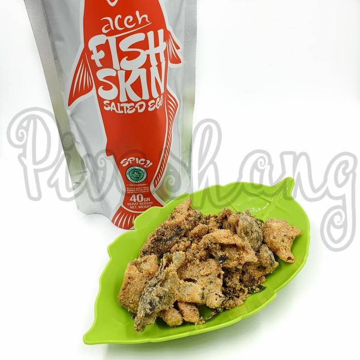 

New GROSIR Aceh Fish Skin Salted Egg 40gr Mirip Irvins Ei FREE Bubble Wrap