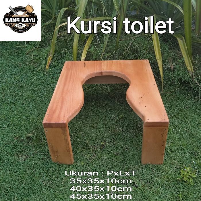 KURSI TOILET KURSI DUDUK LANSIA BANGKU KAYU DUDUK JONGKOK KURSI KLOSET