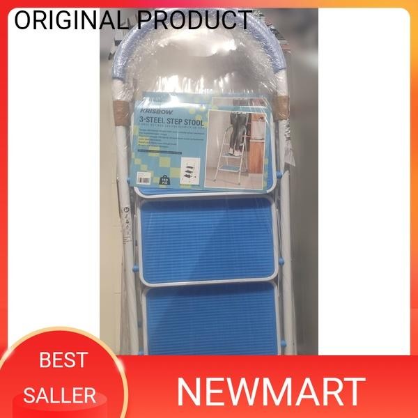 

Terlaris Krisbow Tangga Lipat Besi 3 Tingkat Dgn Pegangan 3 Step Ladder Stool