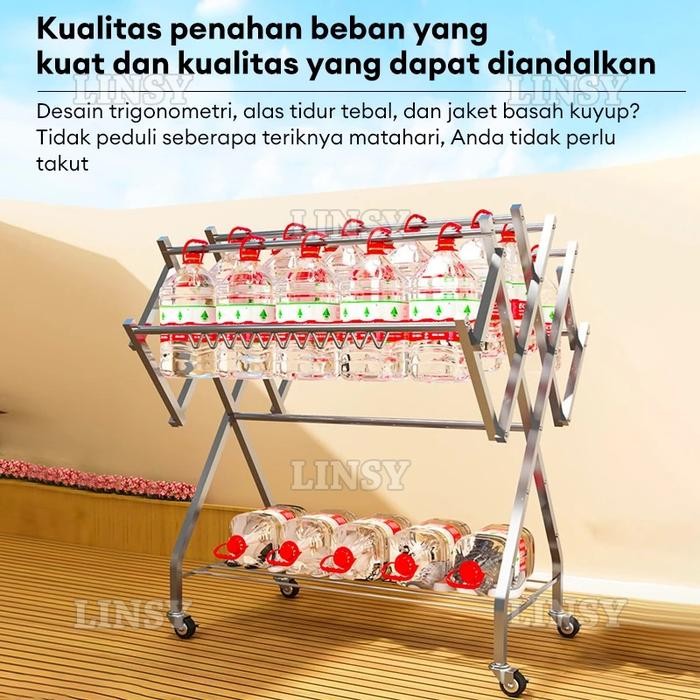 JEMURAN BAJU LIPAT JEMURAN BAJU STAINLESS STEEL JEMURAN PAKAIAN MINIMALIS JEMURAN PAKAIAN STAINLESS