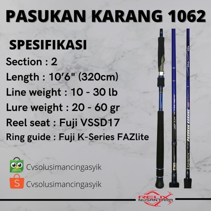 Joran Relix Nusantara Pasukan Karang 1062