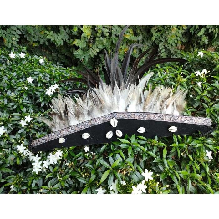 Hiasan kepala Topi adat Papua Kerang