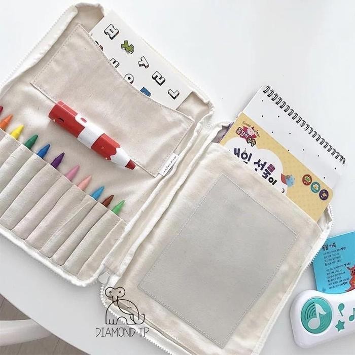 

tas kotak pensil busy activity bag to go - stationery bag