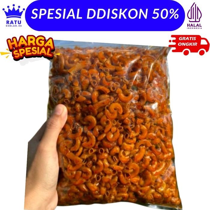 

Ready Makaroni Cikruh Daun Jeruk 250Grm Makanan Cemilan Asin Pedas Food Snack Cemilan